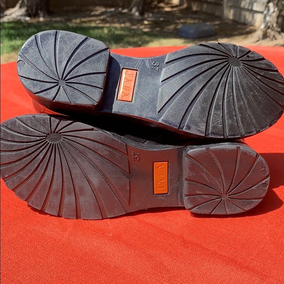 Jafa 2154 Black Ankle Buckled Boots Size 37 - Picture 5 of 10